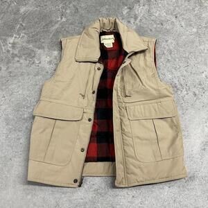 Vintage 80s St. John’s Bay Flannel Lined Vest